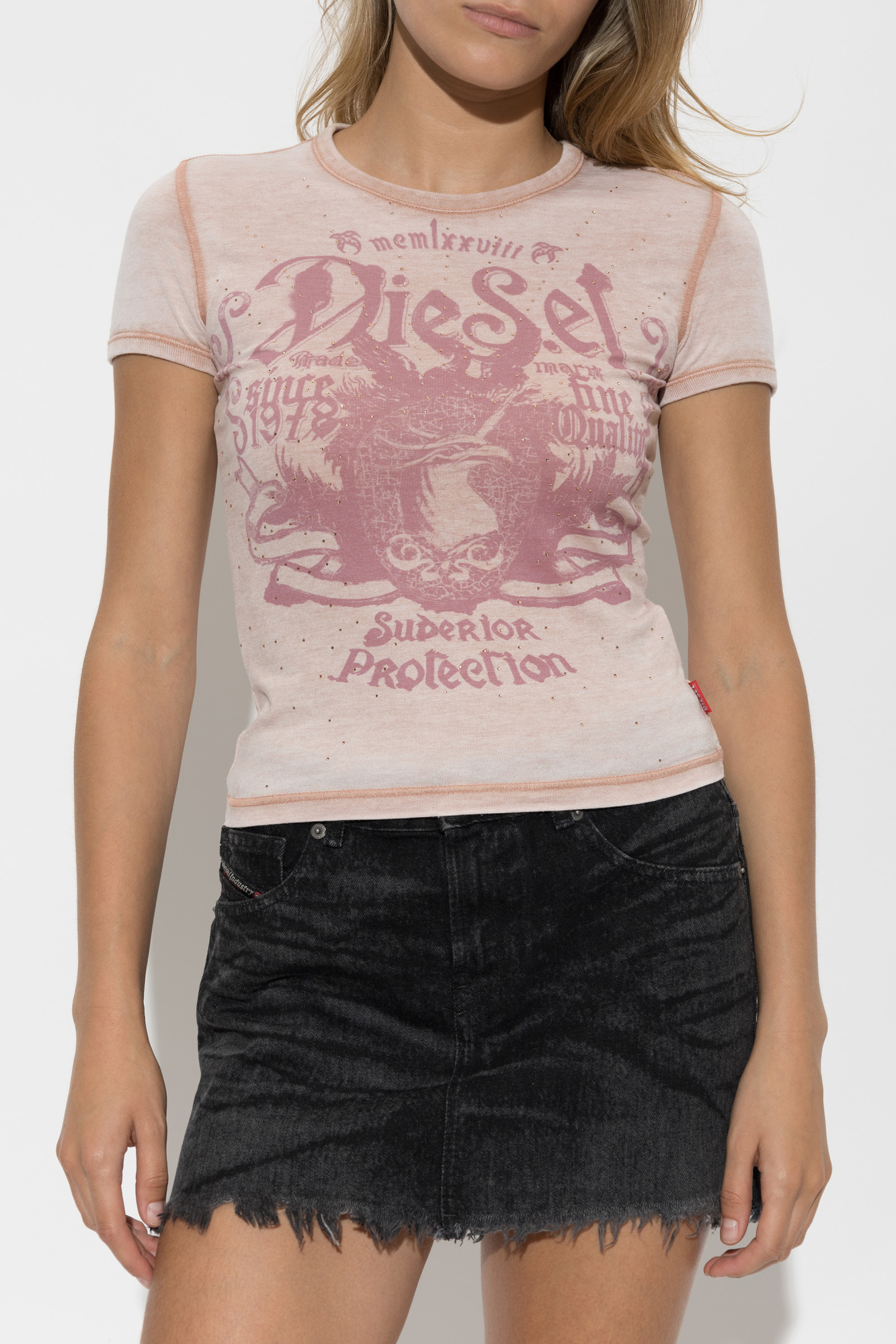 Diesel T-shirt 'T-UNCUTIES-LONG-AA3' | Women's | Vitkac